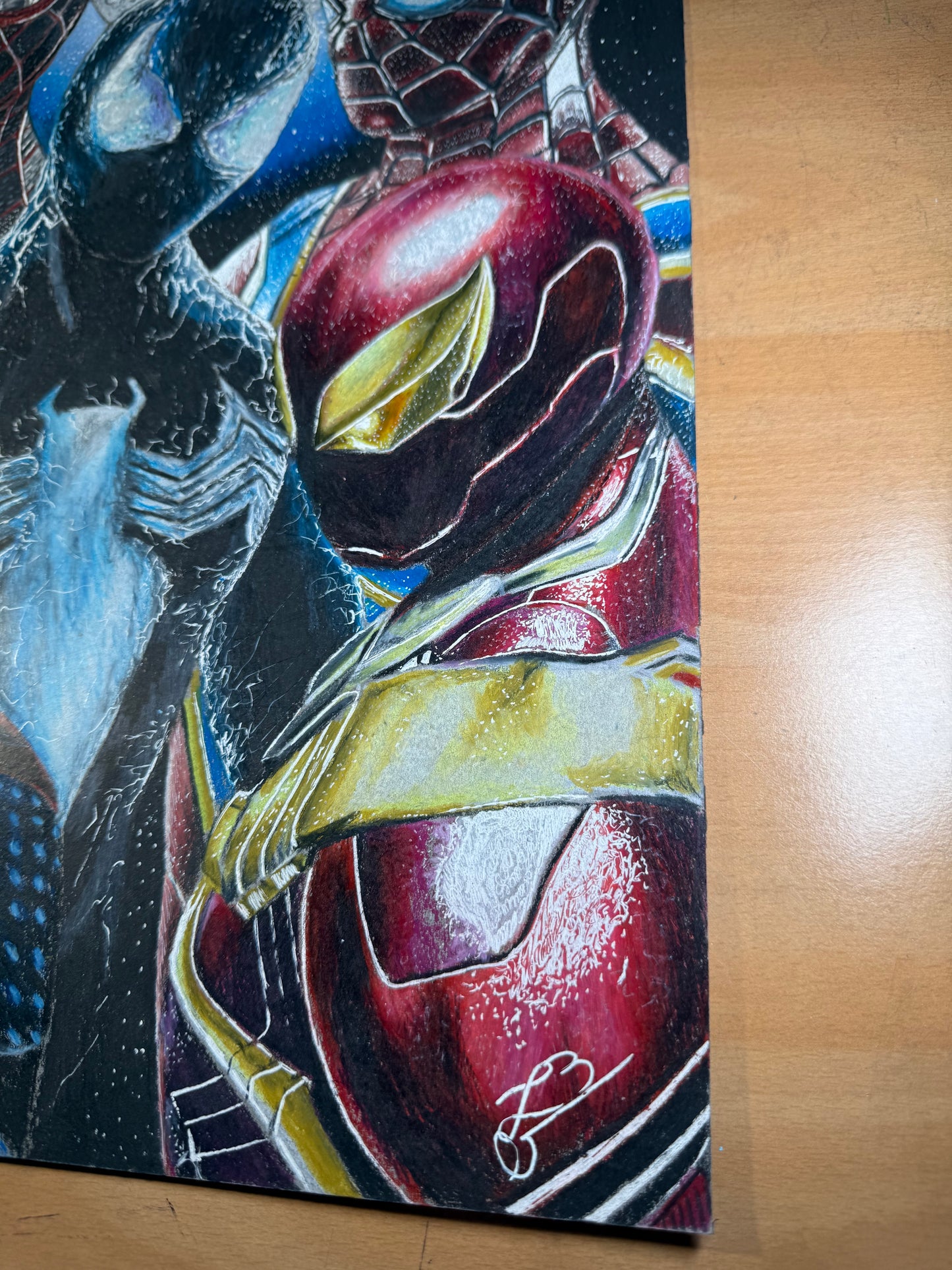 Composition lunaire de 5 spider man ultra réaliste original