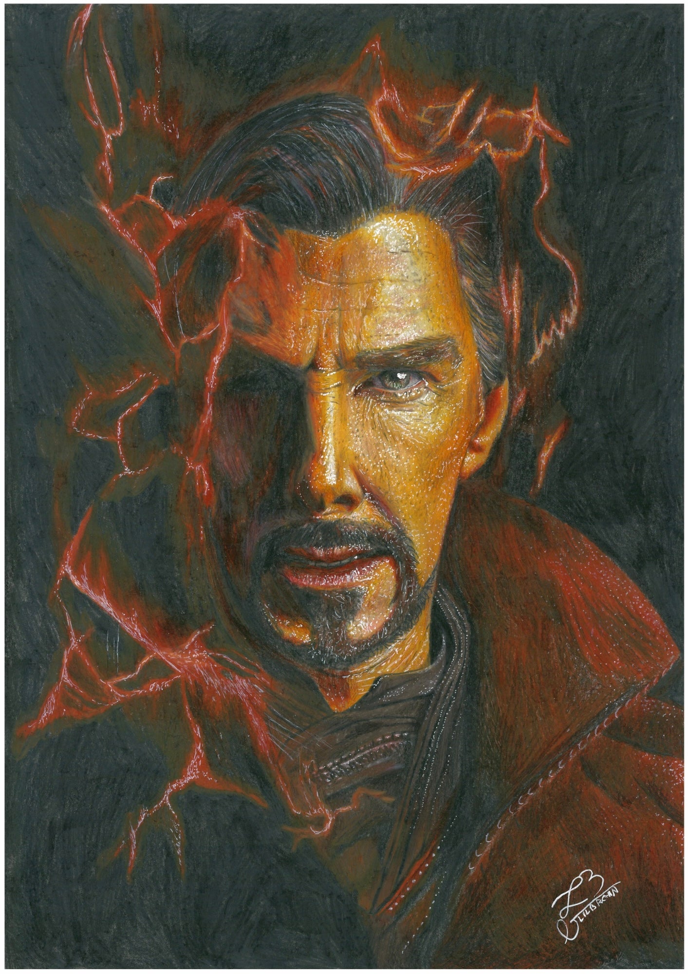 DR Strange ultra réaliste imprimé