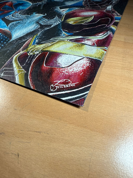 Composition lunaire de 5 spider man ultra réaliste original