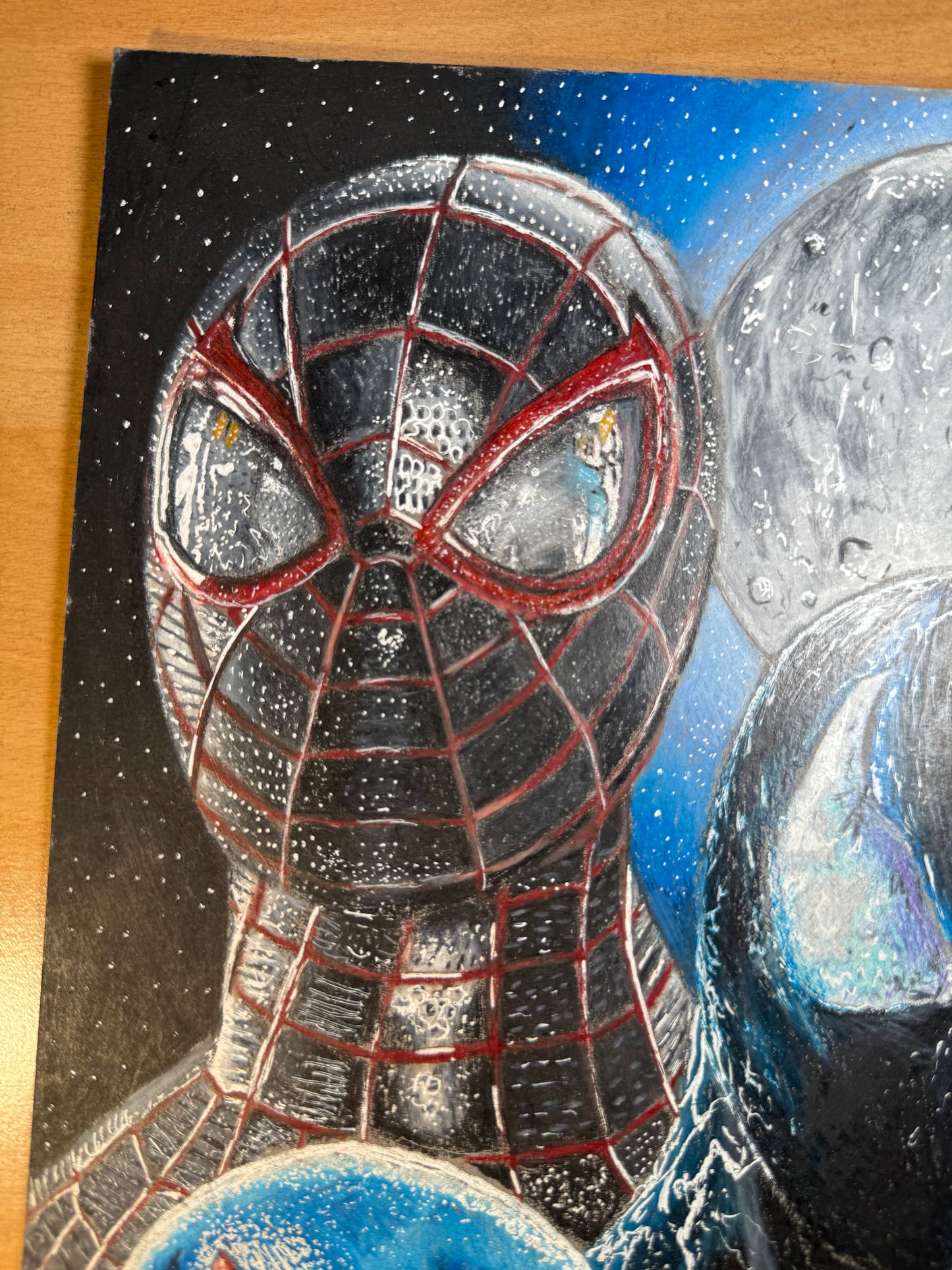 Composition lunaire de 5 spider man ultra réaliste original