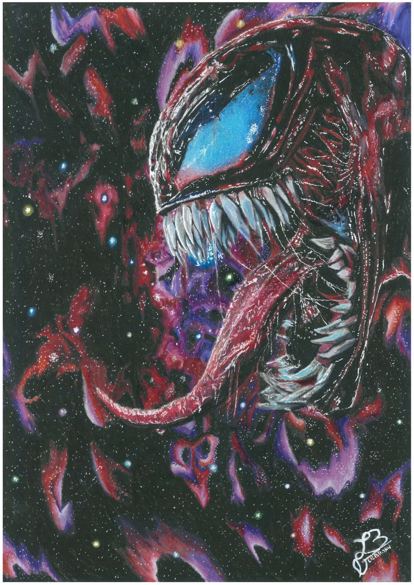 Venom espace ultra réaliste imprimé