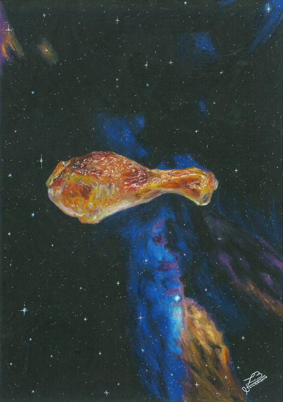 Poulet dans l’Espace