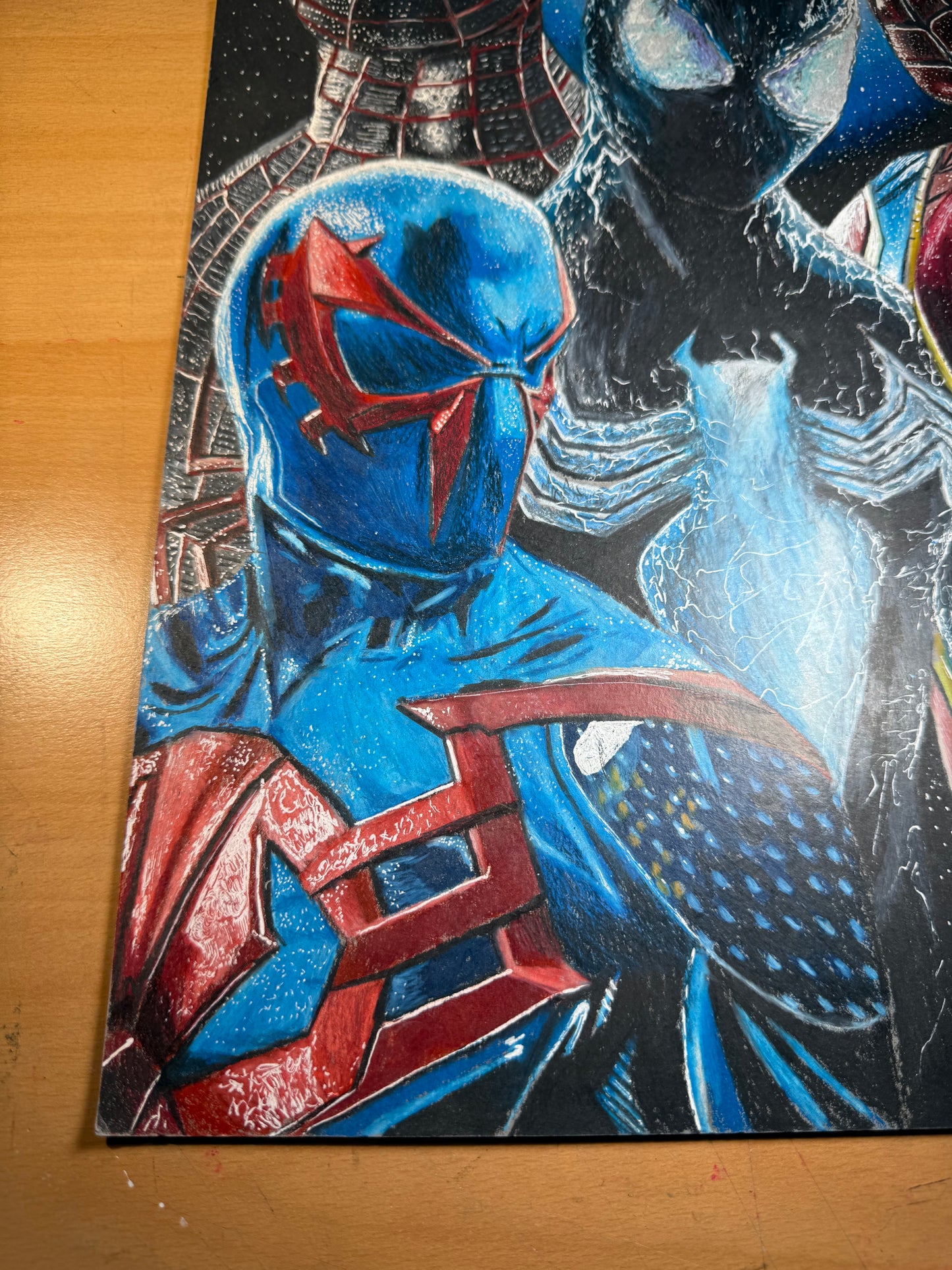 Composition lunaire de 5 spider man ultra réaliste original
