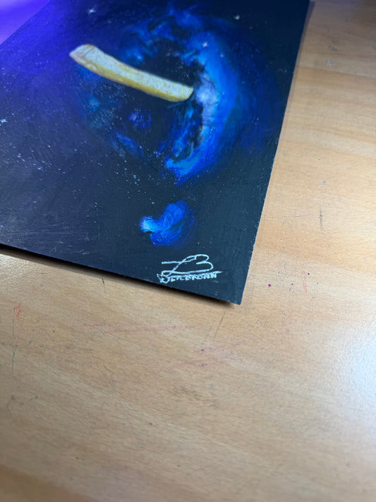 Une frite dans l'espace