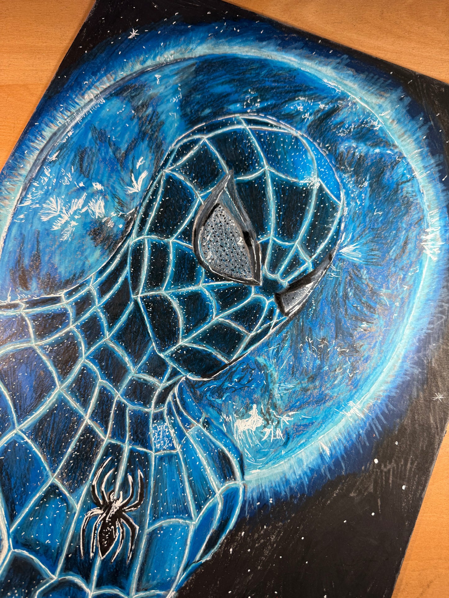 Spiderman Solaire Bleu