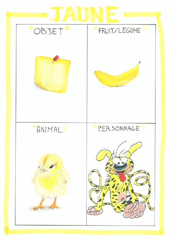 Petit Bac – Jaune