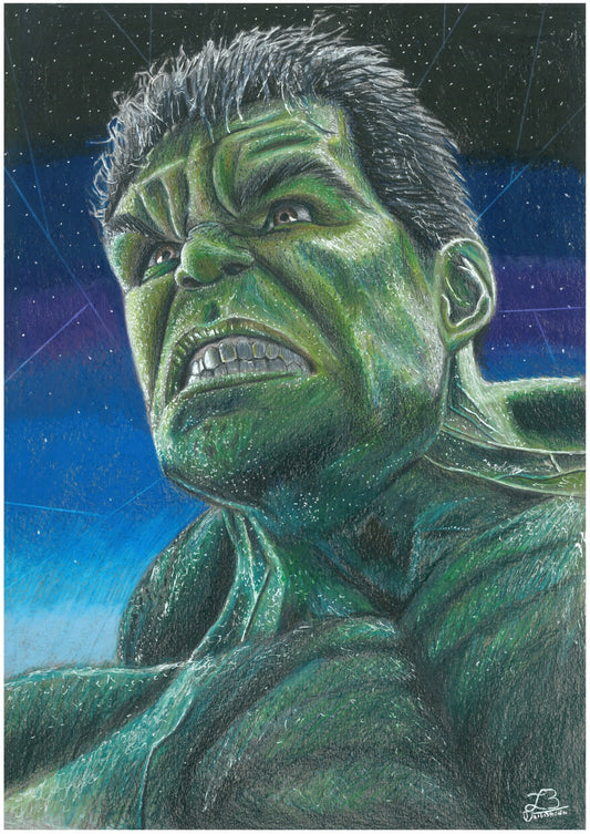 Hulk ultra réaliste imprimé