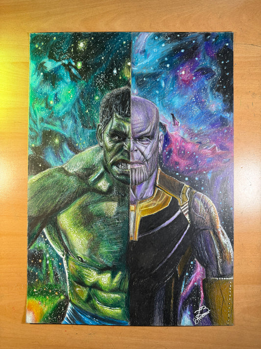 Hulk X Thanos ultra realiste original