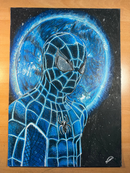 Spiderman Solaire Bleu